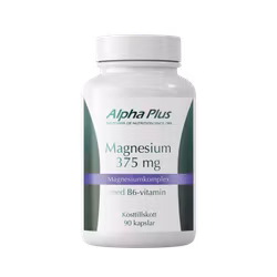 Alpha Plus Magnesium 375mg, 90 kapslar