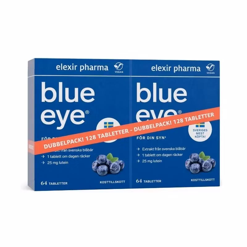Elexir Blue Eye Dubbelpack, 128 tabletter