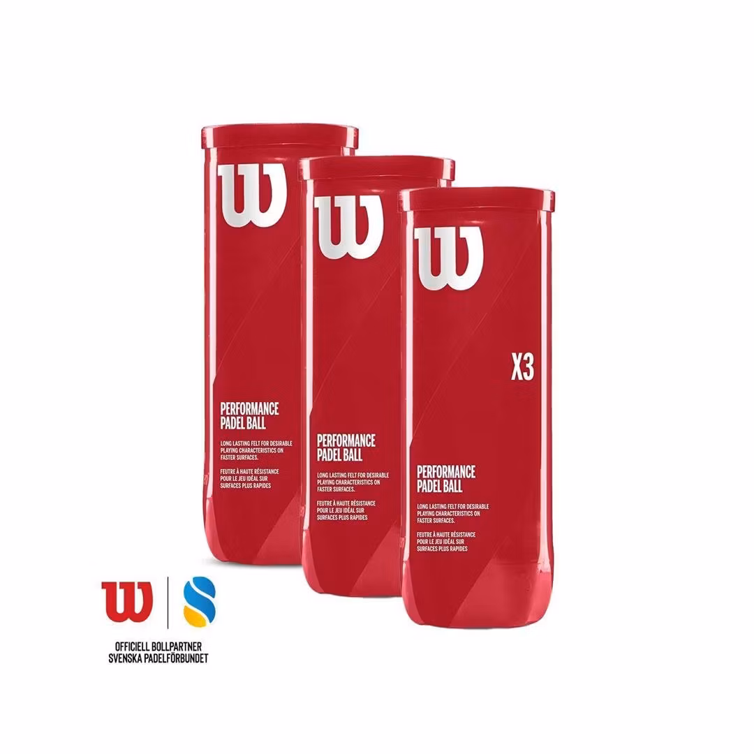 3 x Wilson Padelboll X3
