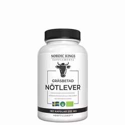 Gräsbetad Nötlever EKO, 180 kapslar