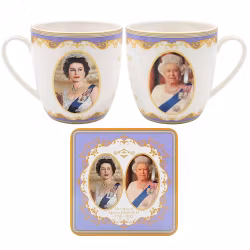 HM Queen Elisabeth II Mugg & Coaster