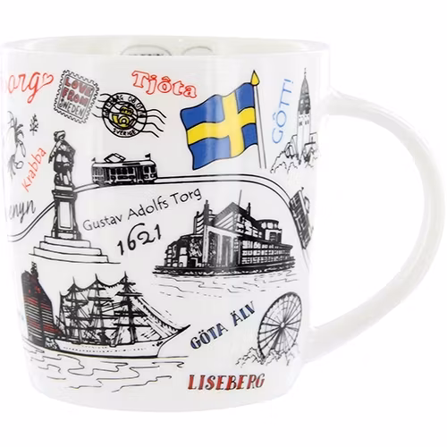 Mugg Göteborg teckning, 37cl