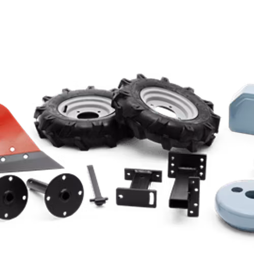 Husqvarna Plog med gummihjul och hjulvikter