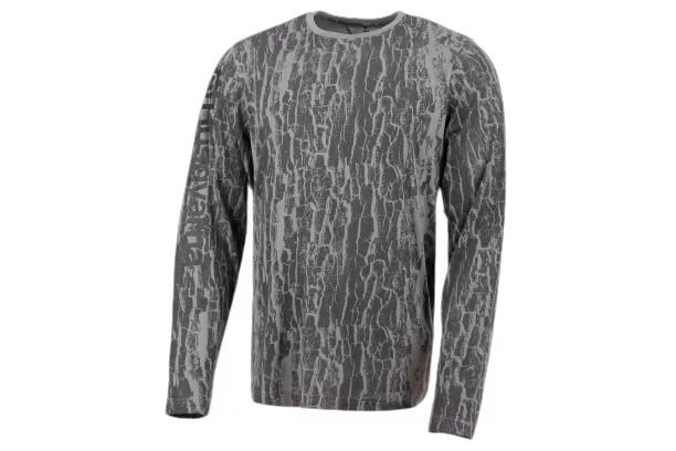Husqvarna XPLORER T-shirt Långärmad Ljusgrå Barkmönstrad kamouflage UNISEX