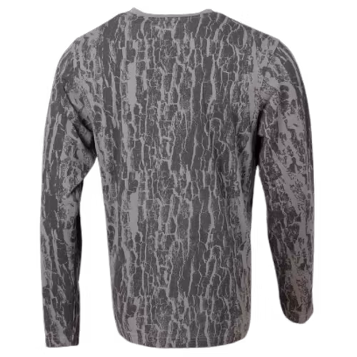 Husqvarna XPLORER T-shirt Långärmad Ljusgrå Barkmönstrad kamouflage UNISEX