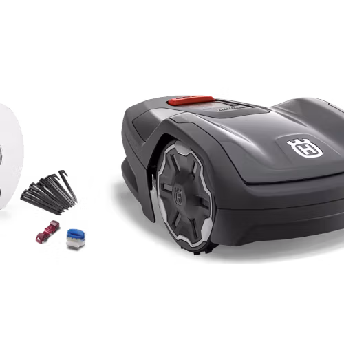 Husqvarna Automower® Aspire™ R4 med installationsmaterial