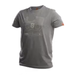 Husqvarna Xplorer T-shirt Kortärmad ljusgrå unisex