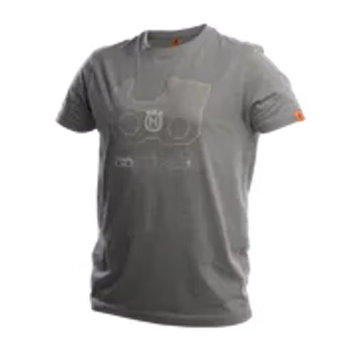 Husqvarna Xplorer T-shirt Kortärmad ljusgrå unisex