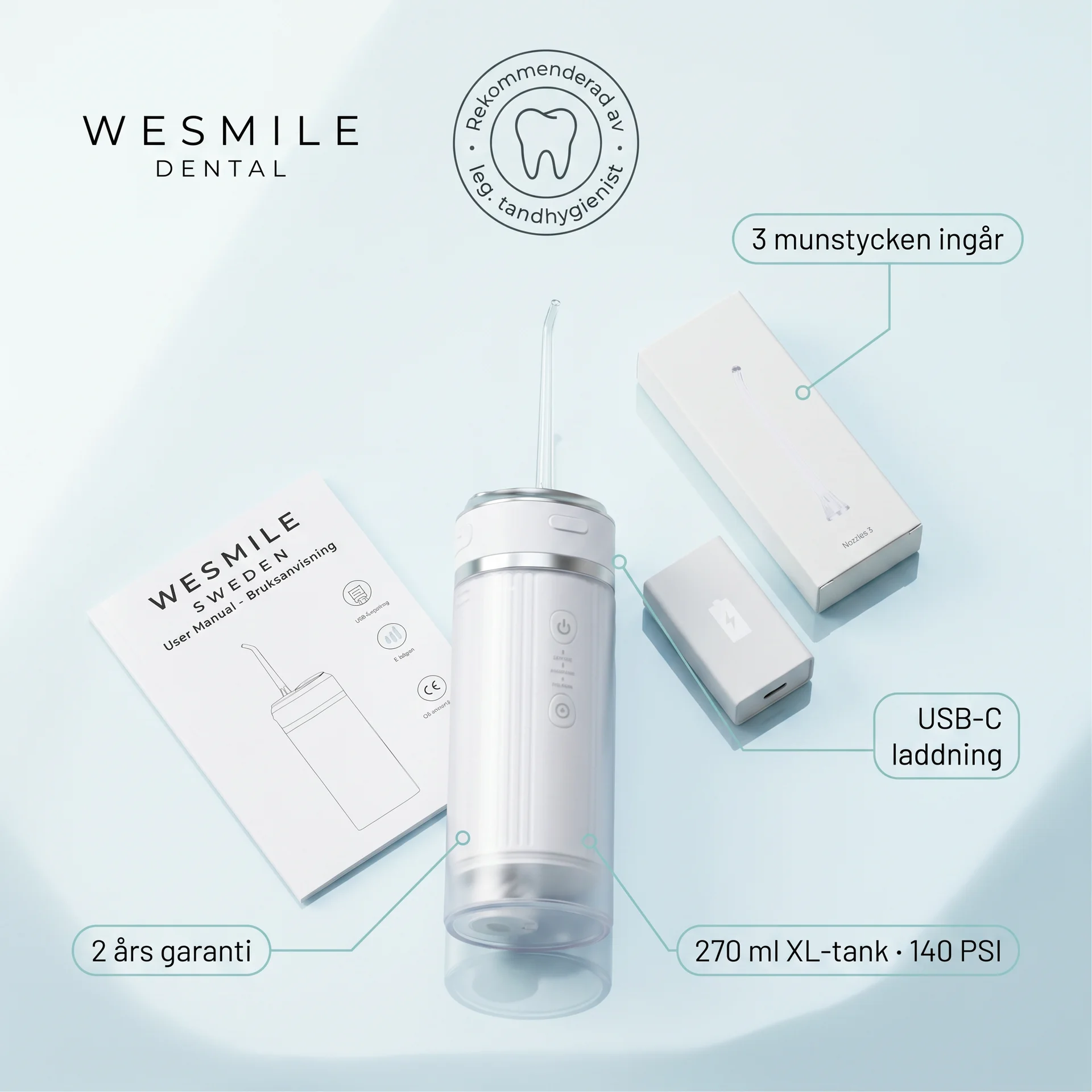 WeSmile Waterflosser Pro