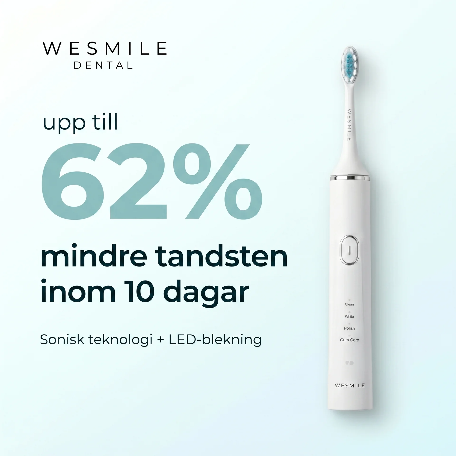 Sonic Whitening LED Eltandborste WeSmile