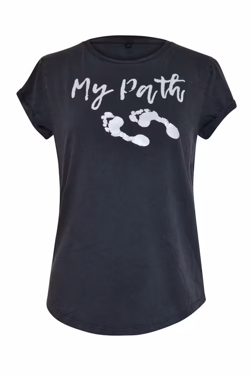 MY PATH - SHIRT - BLACK WHITE