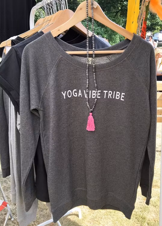 YOGA VIBE TRIBE - SWEATER - DARK GREY