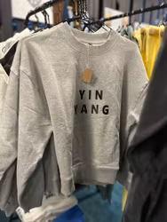 YIN YANG - SWEATER - GREY