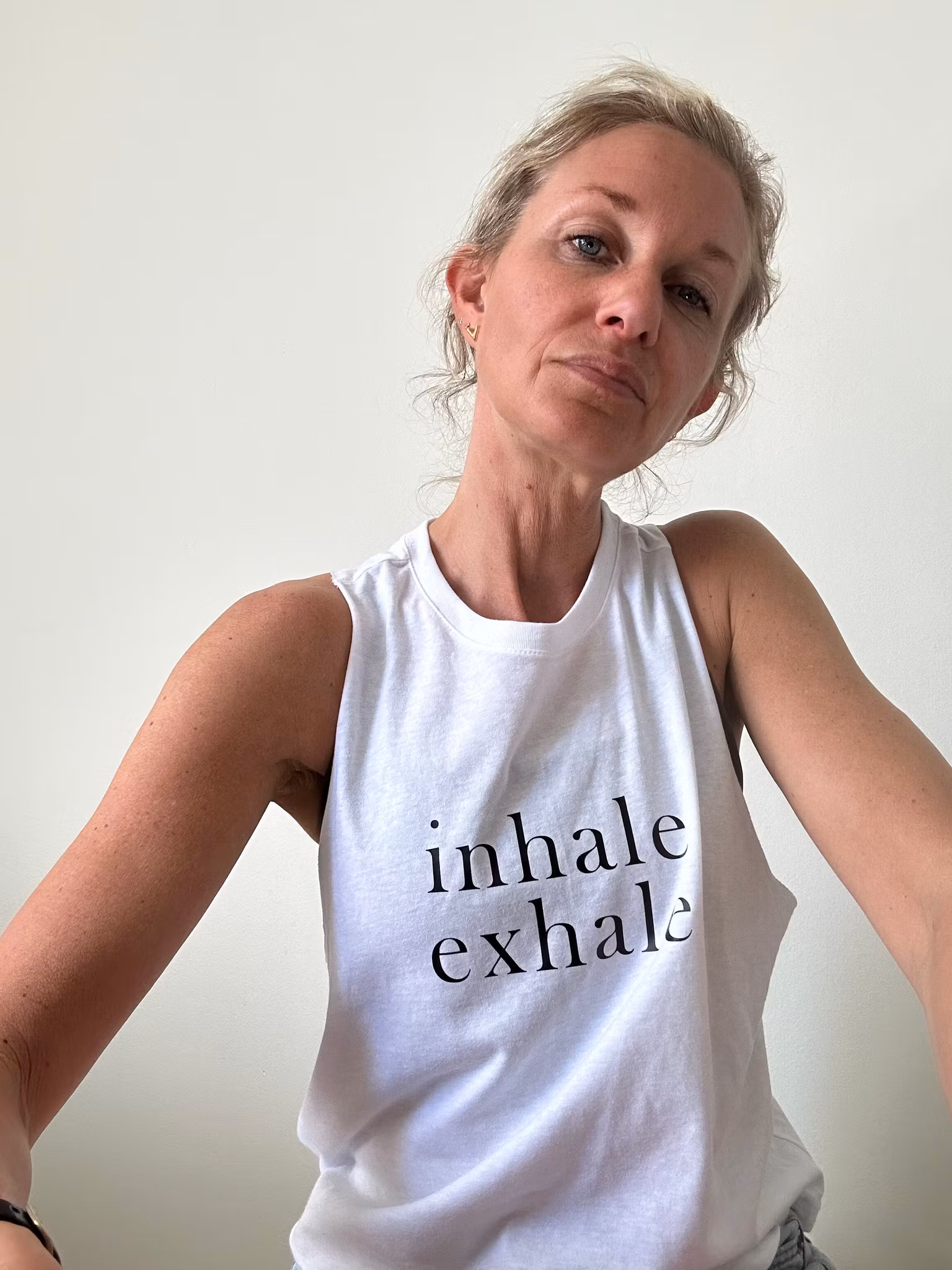 INHALE EXHALE - TANK - WHITE