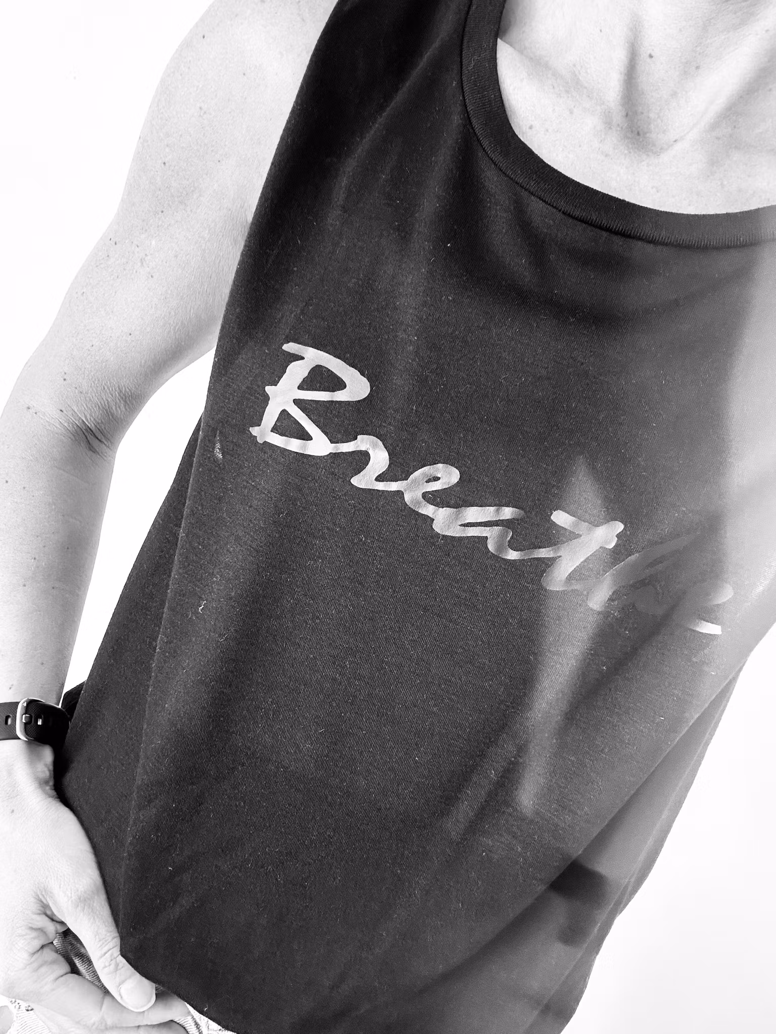 BREATHE - TANK - BLACK