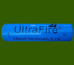 Kraftfullt 18650-Batteri 3,7V för Eftersöksbelysning