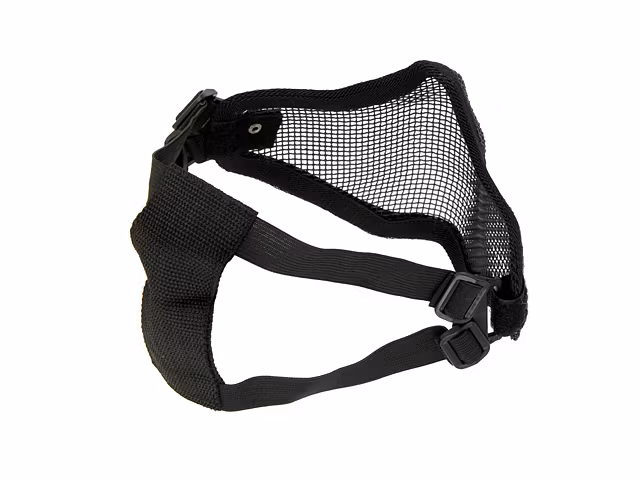 Munskydd stål mesh [svart]