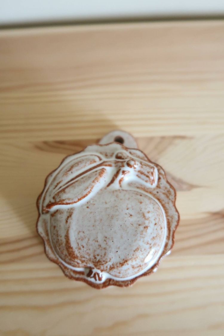 Deakorationsform med äpple