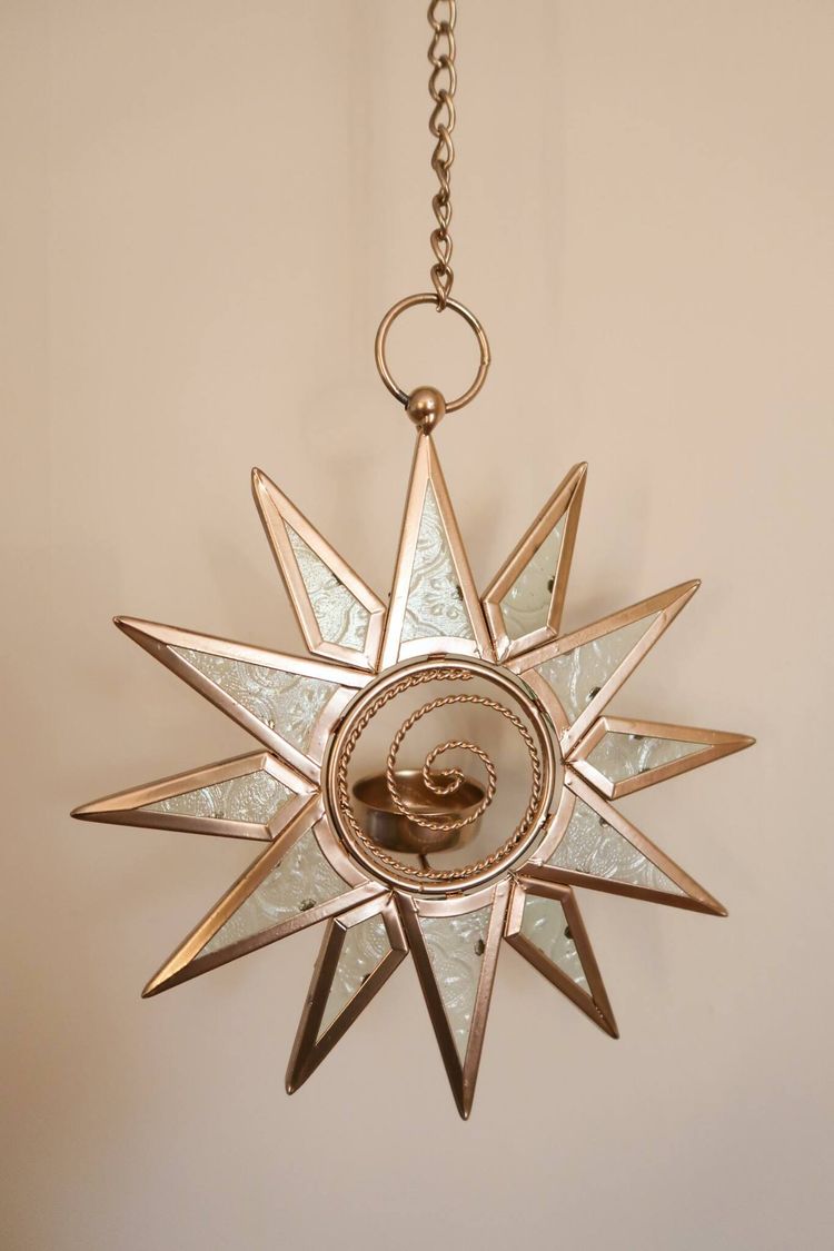 Hängande ljusstake sol