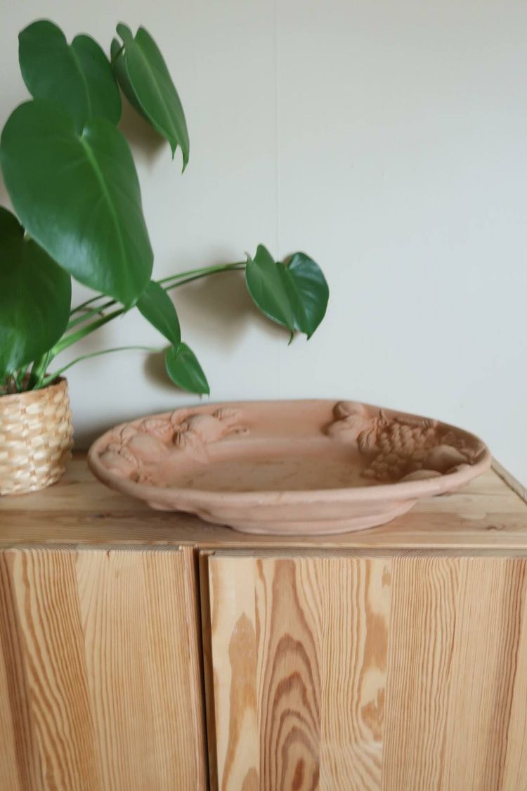 Stort terracottafat