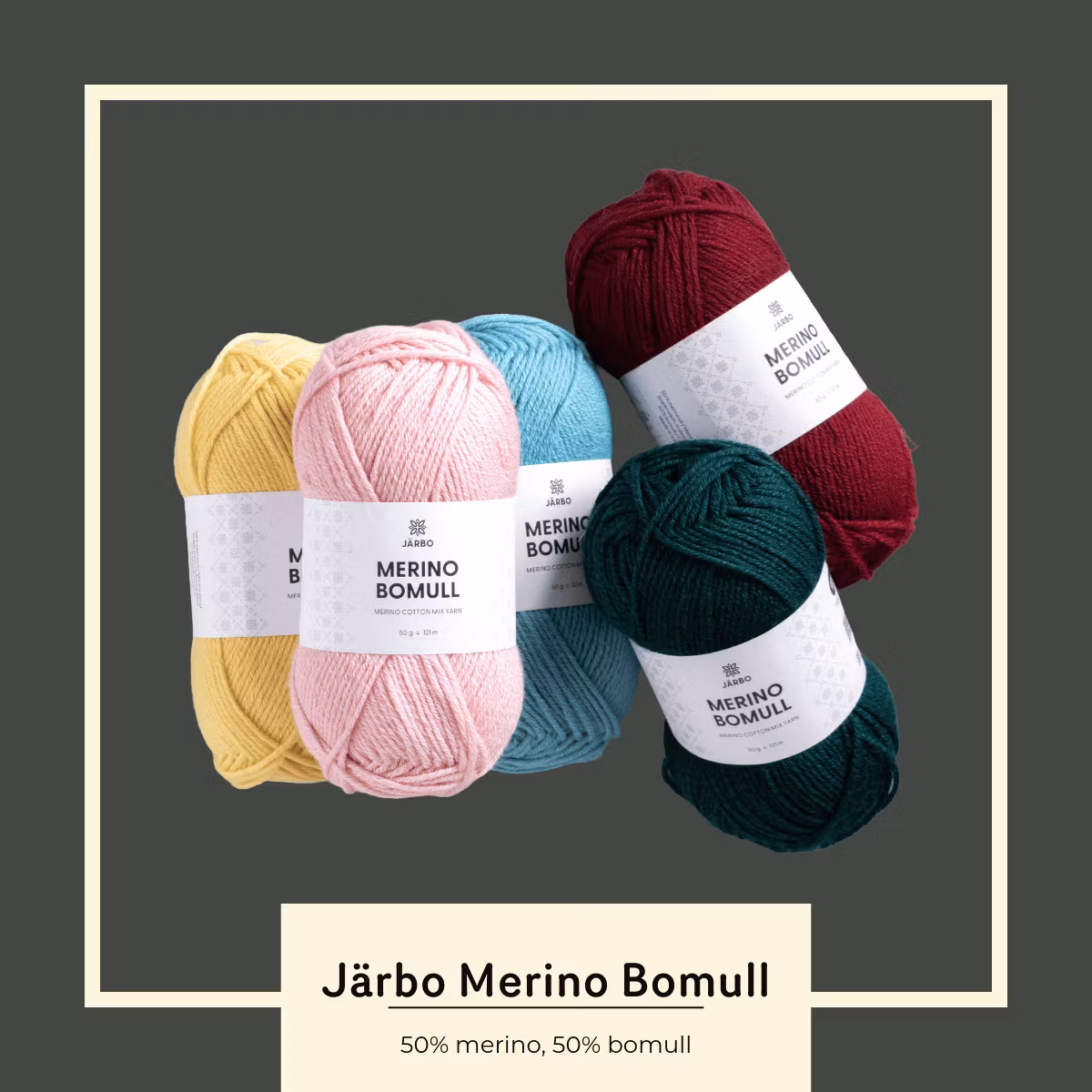 Järbo Merino Bomull - Aspanäs Handel