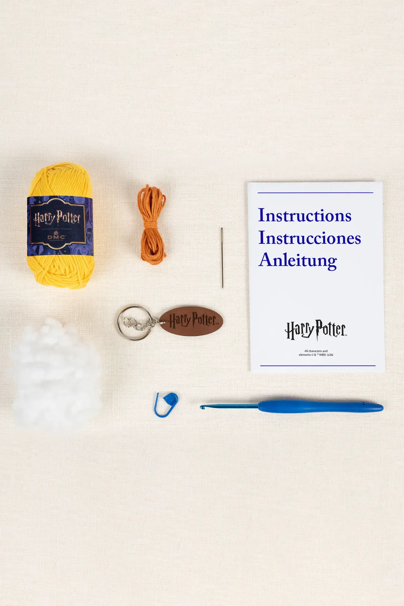 DMC Harry Potter – Virkkit nyckelring Gyllene kvicken – kompletterande produktbild