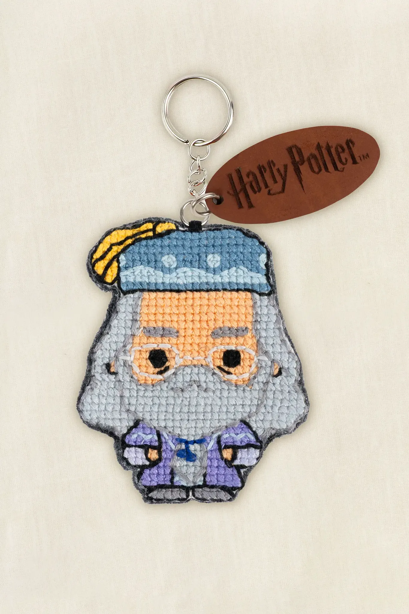 DMC Harry Potter – Korsstygnskit nyckelring Dumbledore
