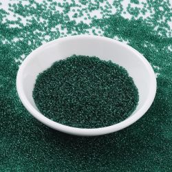 MIYUKI, Japanese Seed Beads, Round, 11/0, Transparent Emerald