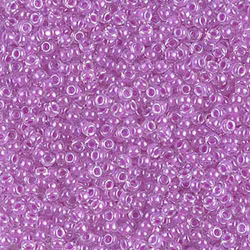 Kopia MIYUKI, Japanese Seed Beads, Round, 11/0, Luminous Plum Crazy