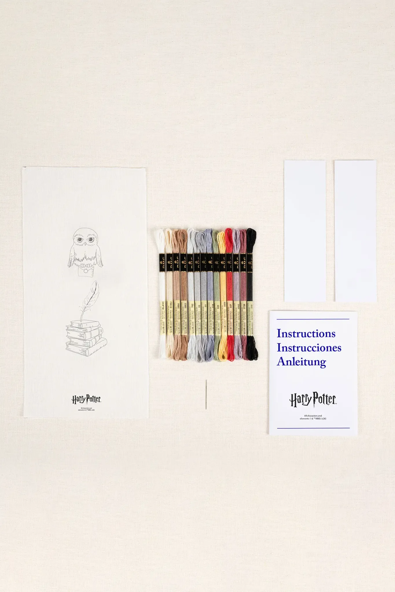 DMC Harry Potter – Broderikit bokmärke Hedvig – kompletterande produktbild
