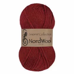 Snorre Collection Nordwool, 50g, 161 Vinröd