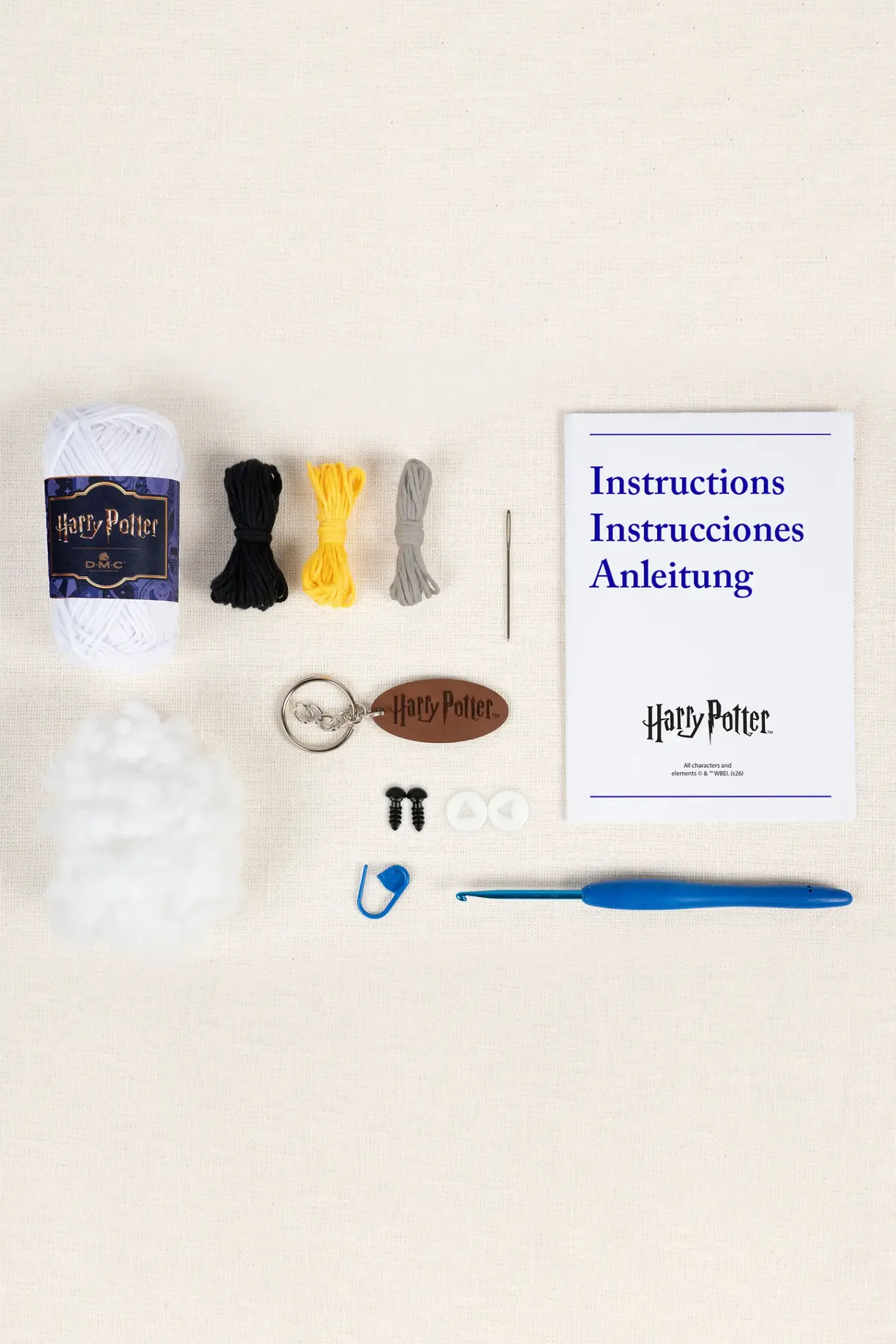 DMC Harry Potter – Virkkit nyckelring Hedvig – kompletterande produktbild