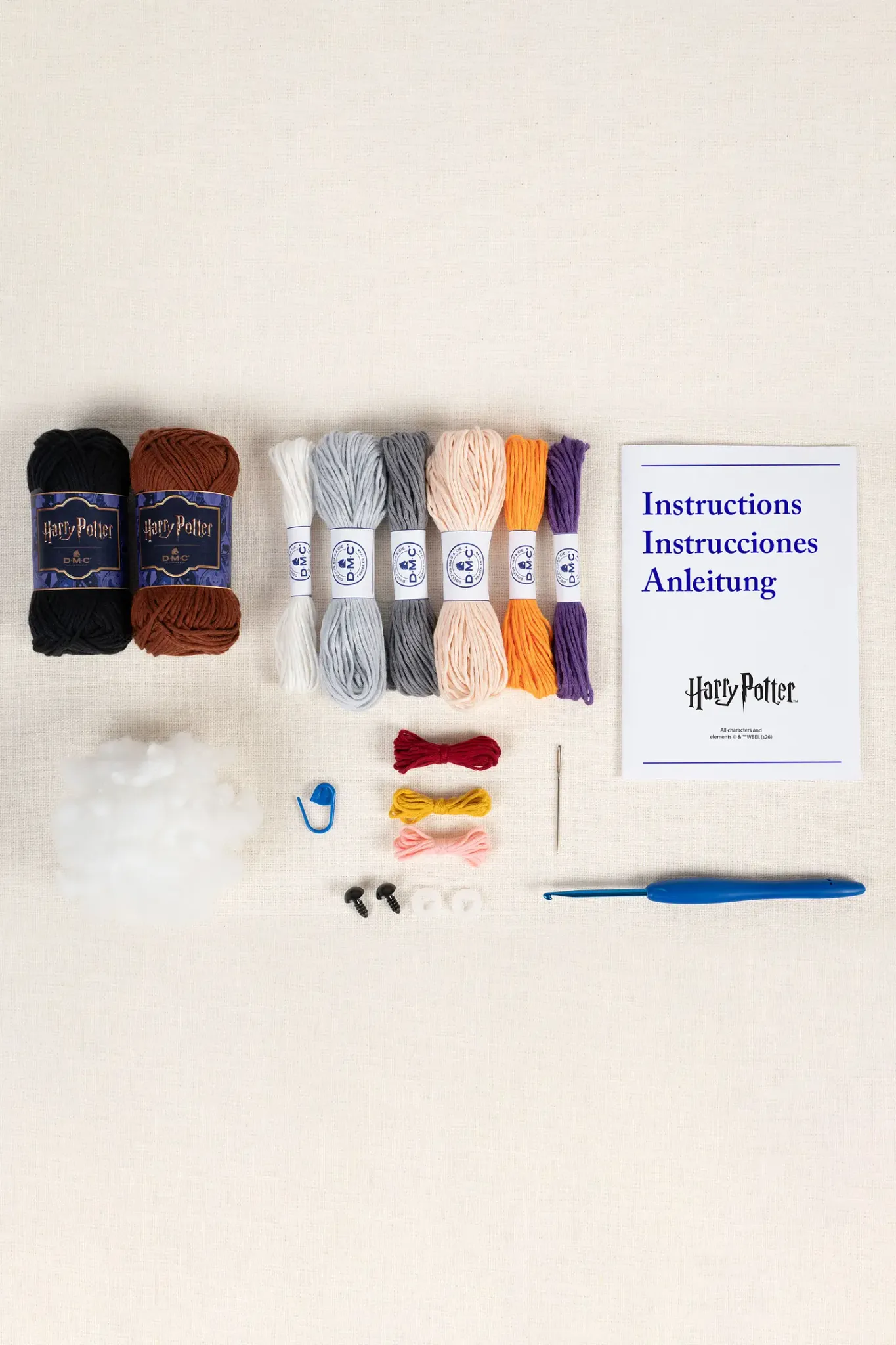 DMC Harry Potter – Virkkit amigurumi Hermione – kompletterande produktbild