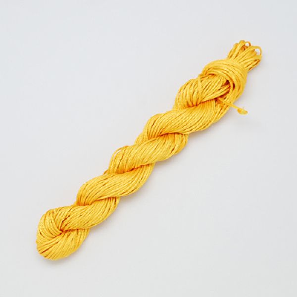 Nylon tråd 2mm, guld