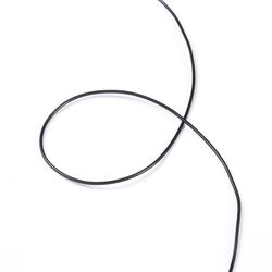Elastisk tråd, 0,8mm, svart