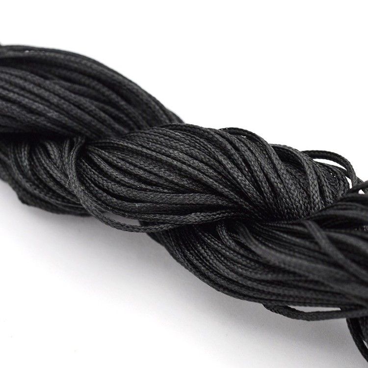 Nylon tråd 1mm, svart