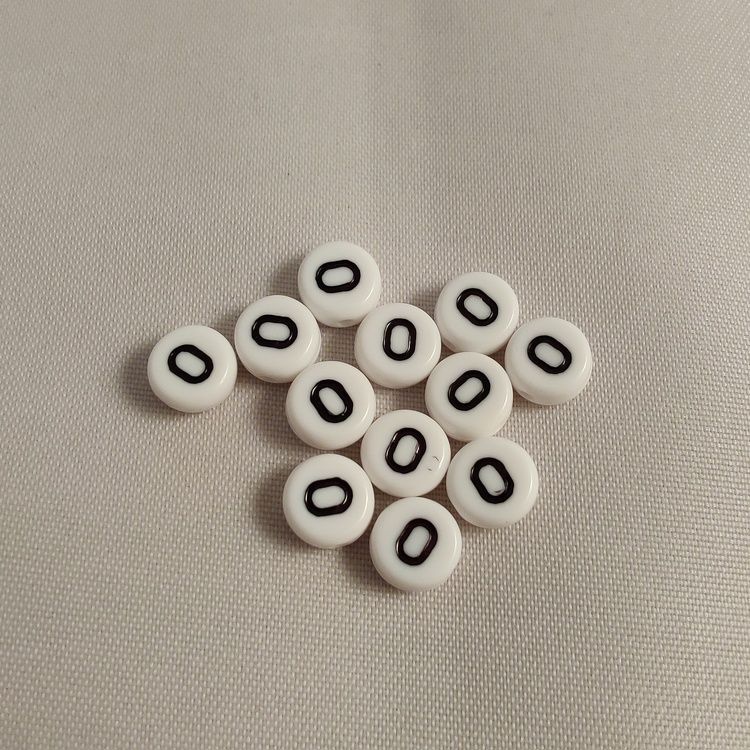 Sifferpärlor, 7mm, 0