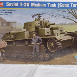 Soviet T-28 Medium tank Cone Turret