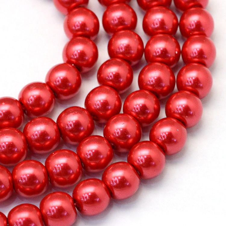 Baking Painted, 8~9mm, Crimson