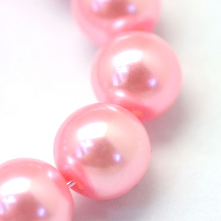Baking Painted, 8~9mm, Rosa