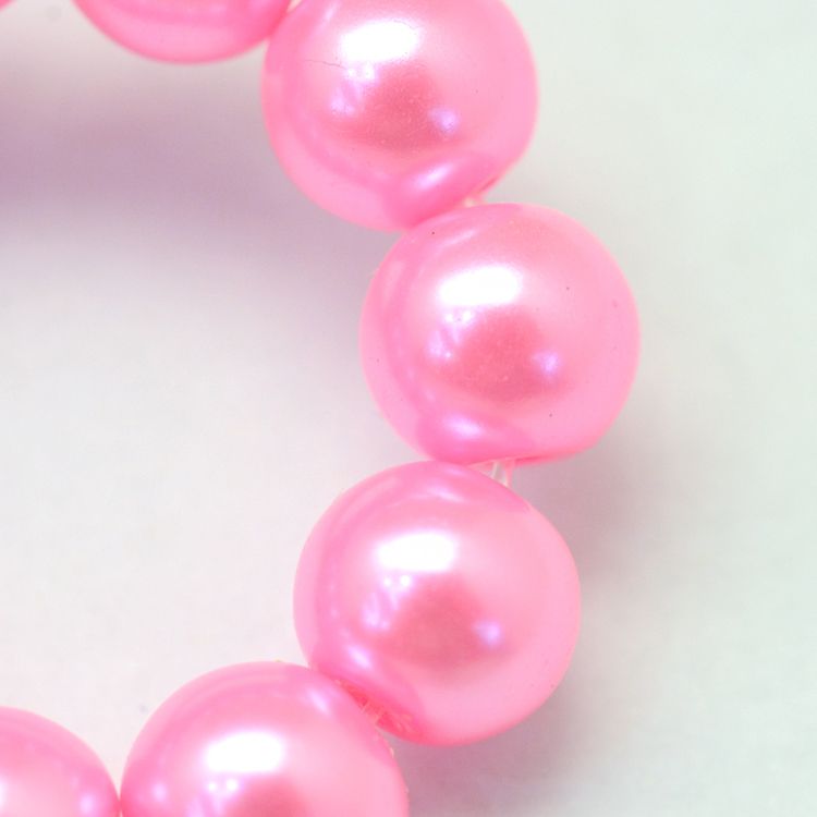 Baking Painted, 6~7mm, Hot pink