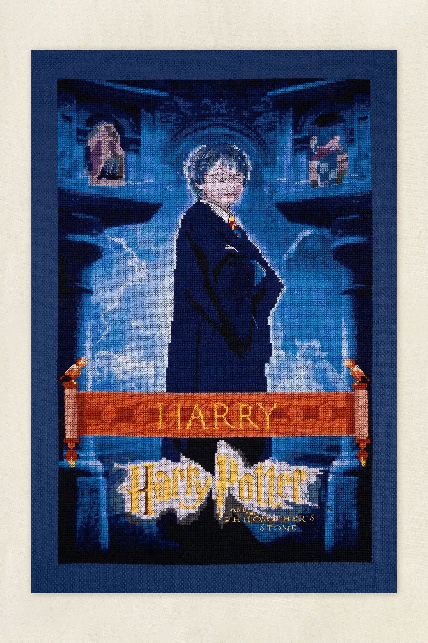 DMC Harry Potter – Korsstygnskit Harry Potter-filmposter