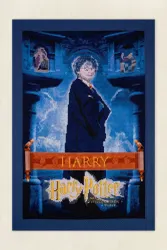 DMC Harry Potter – Korsstygnskit Harry Potter-filmposter