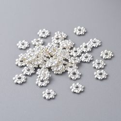 Mellandel, Silverfärgad, 6x1.3mm, 25st