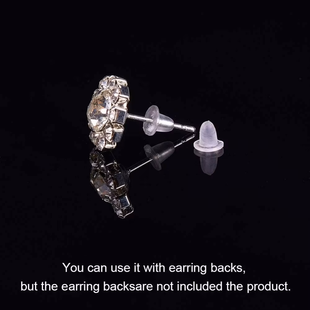Örhängestop, 4x3.5x3.5mm, Plast