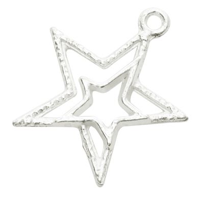 Stjärnor, Berlock, Silver, 10st