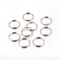 Nyckelringar, 20x2 mm, 10 st