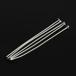 Hattpinnar, 50x0,7 mm, silver, 30 st