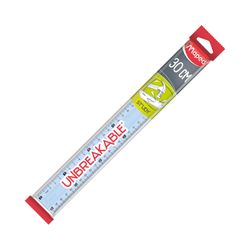 Linjal, 30cm, Blå