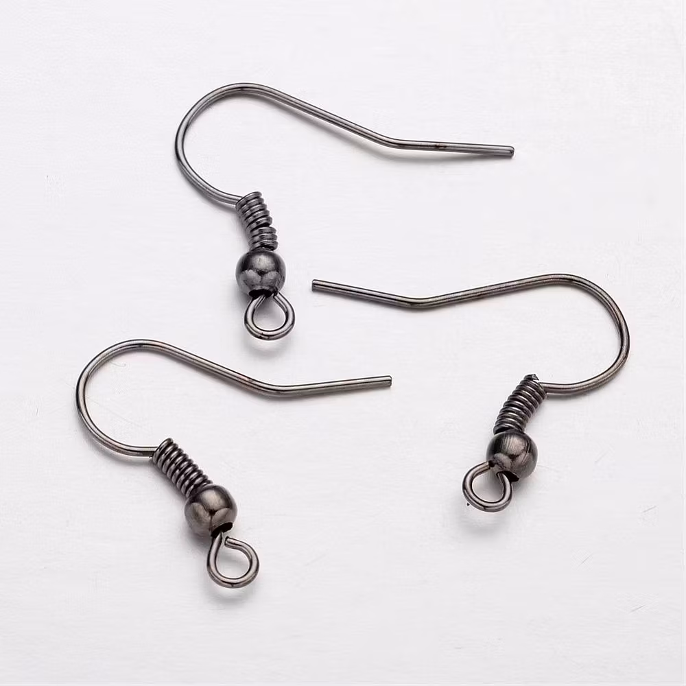 Örhängeskrokar, 18x0.8mm, Nickel Fri, 30st